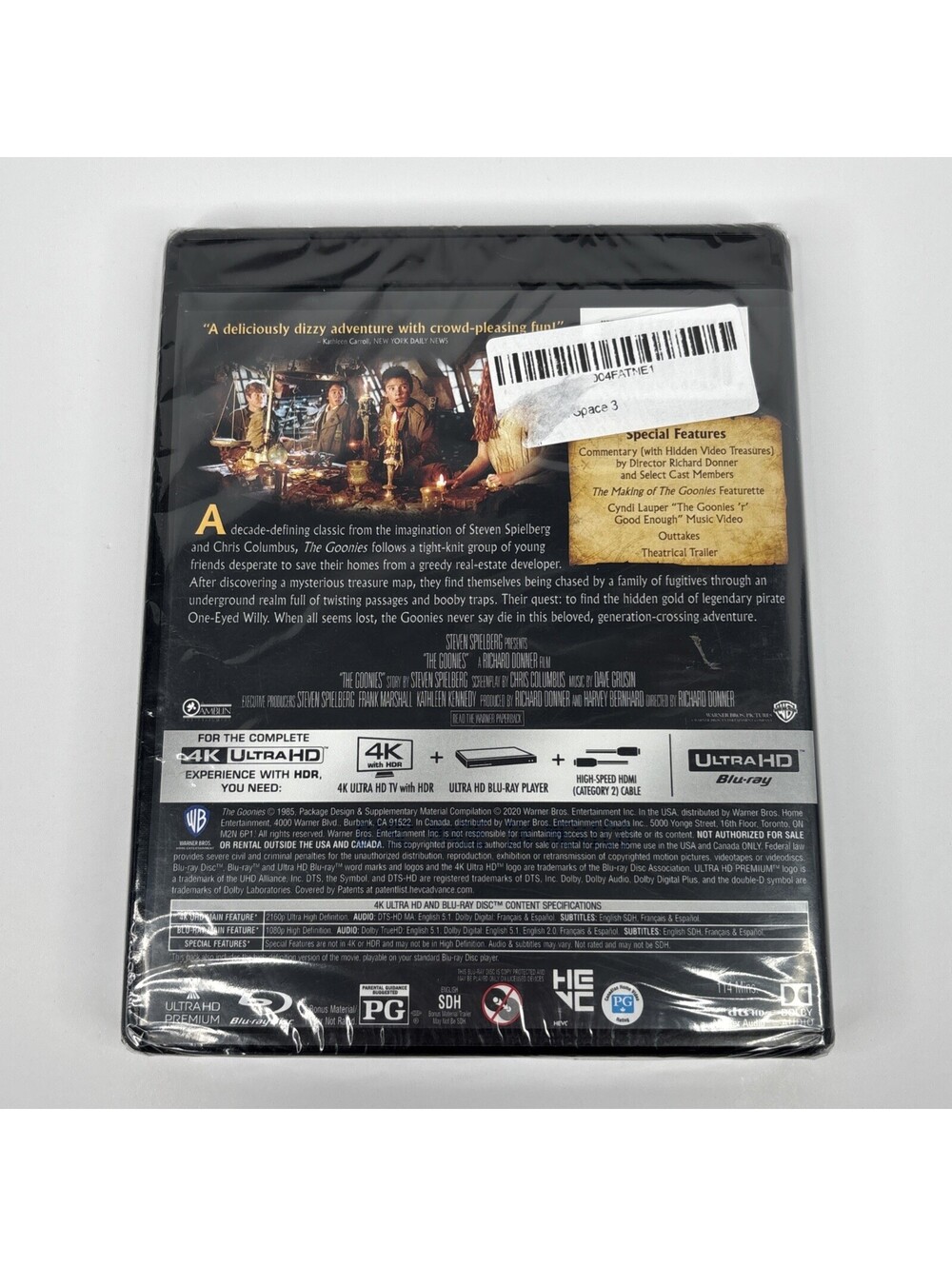 The Goonies 4K Ultra HD Blu-Ray UHD Steven Spielberg Brand New Sealed - Picture 2 of 5